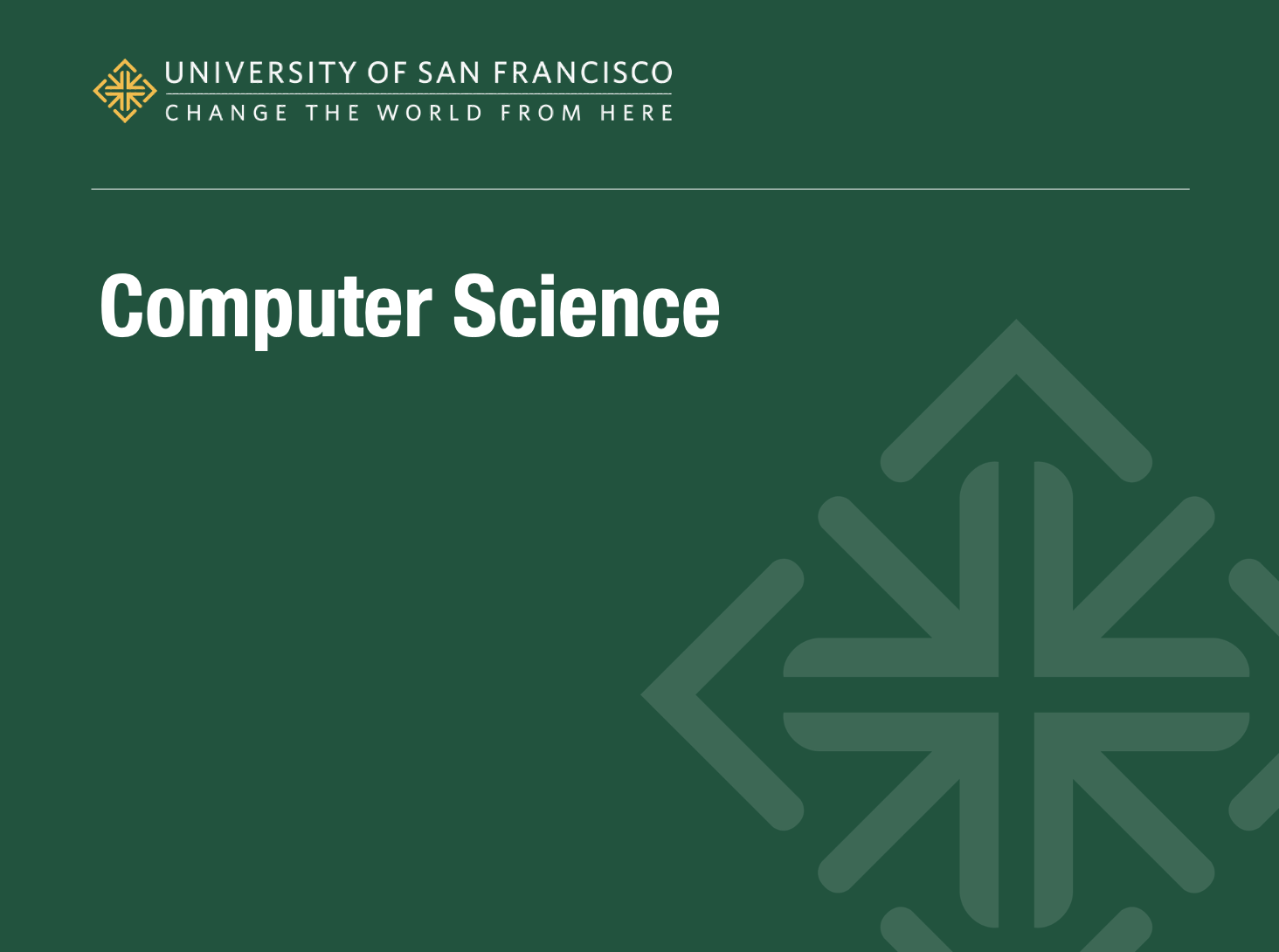 New Student Registration CAS The Computer Science Program myUSF